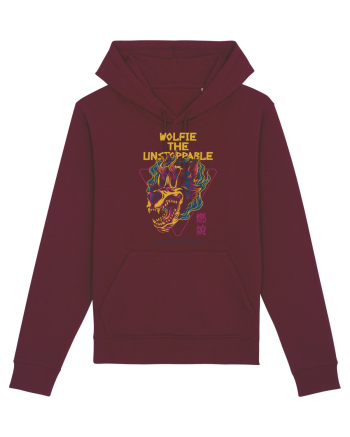 Wolfie The Unstoppable Burgundy