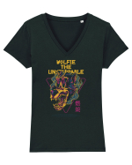 Wolfie The Unstoppable Tricou mânecă scurtă guler V Damă Evoker