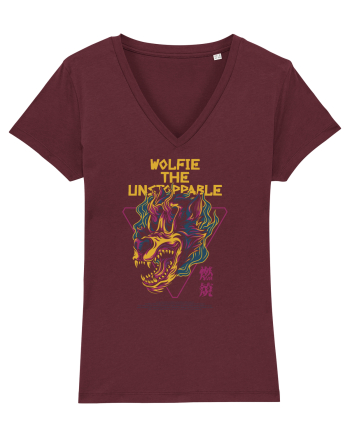 Wolfie The Unstoppable Burgundy