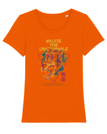 Wolfie The Unstoppable Bright Orange