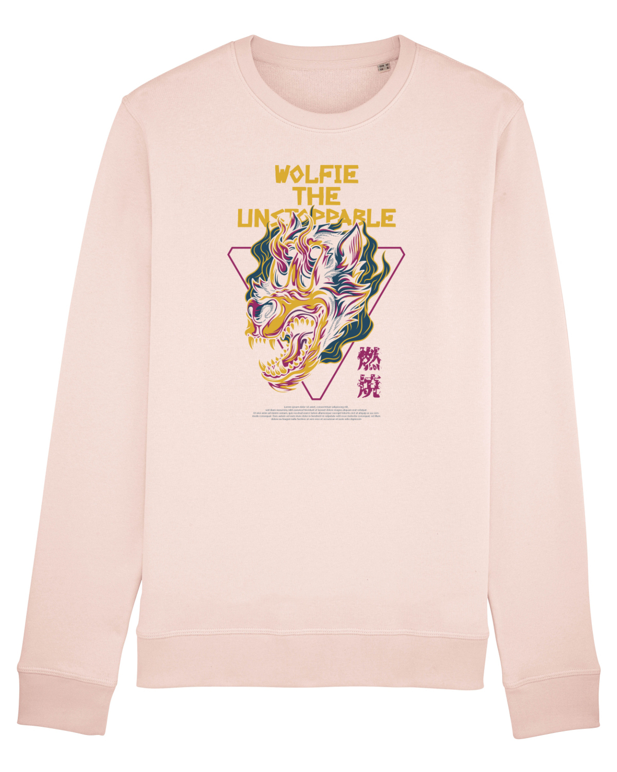 Bluză mânecă lungă Unisex Rise Candy Pink