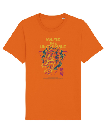 Wolfie The Unstoppable Bright Orange