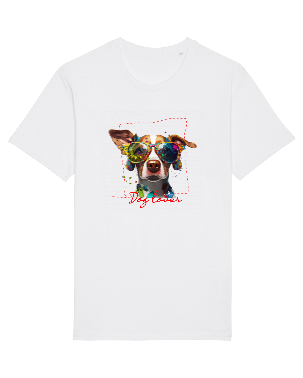 Tricou mânecă scurtă Unisex Rocker White