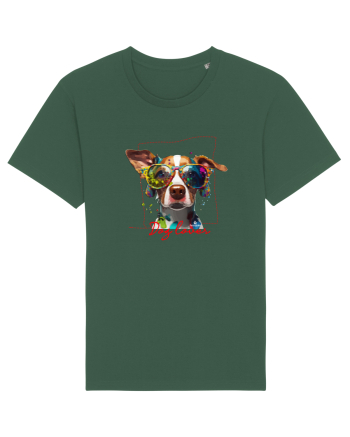 Dog lover 2 Bottle Green