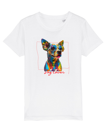 Dog lover 3 White