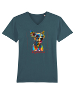 Dog lover 3 Tricou mânecă scurtă guler V Bărbat Presenter
