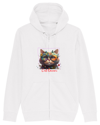 Cat lover White