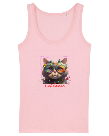 Cat lover Cotton Pink