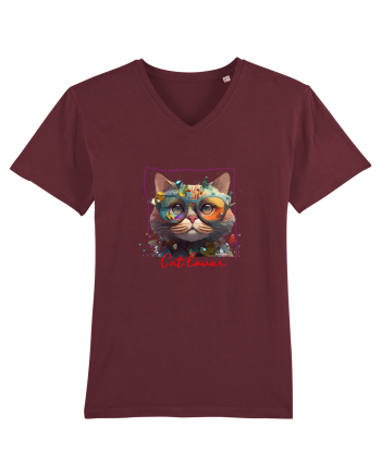 Cat lover Burgundy