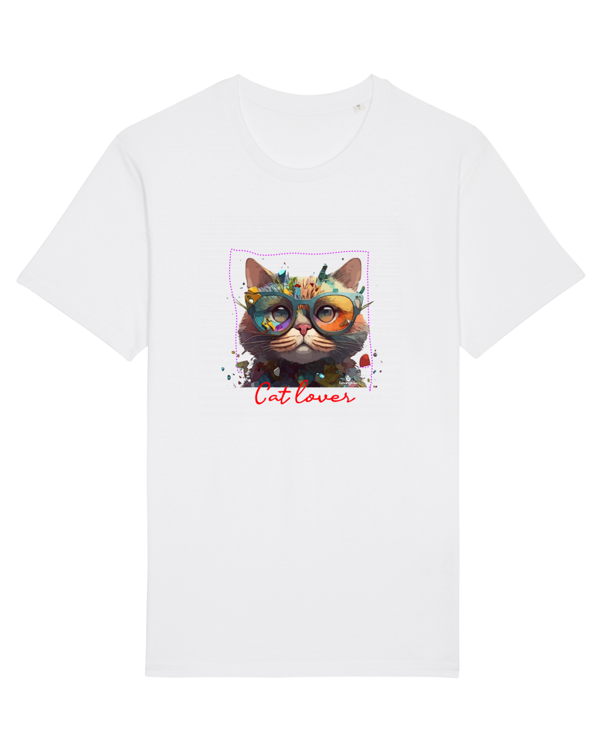 Tricou mânecă scurtă Unisex Rocker White