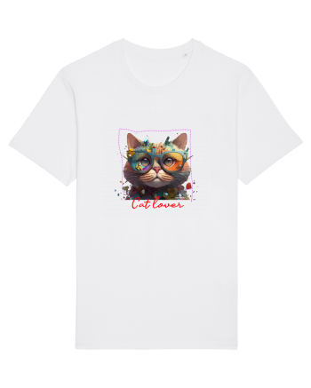 Cat lover White
