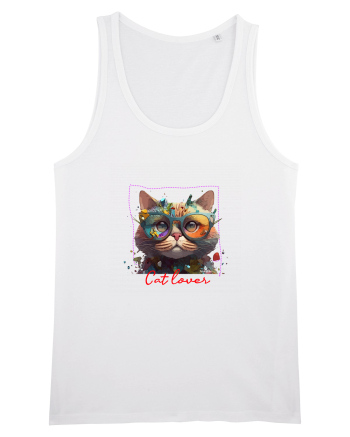 Cat lover White
