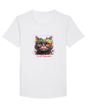 Cat lover White