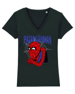 Păiangănman | Funny Spiderman Tricou mânecă scurtă guler V Damă Evoker
