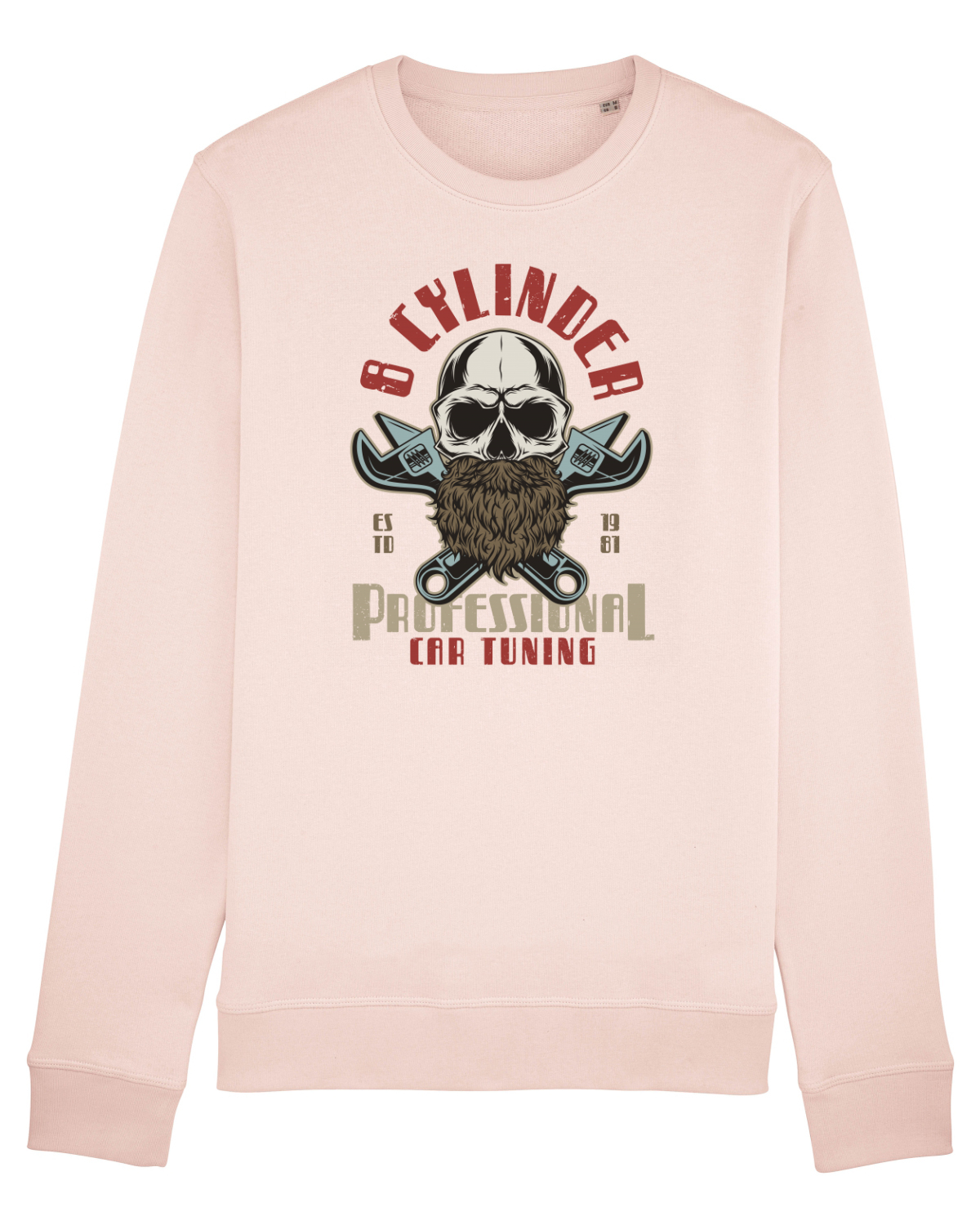 Bluză mânecă lungă Unisex Rise Candy Pink