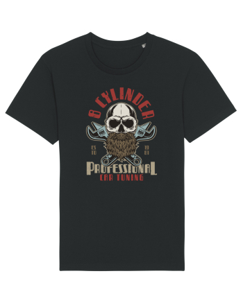 8 Cylinder Professional Car Tuning Black
