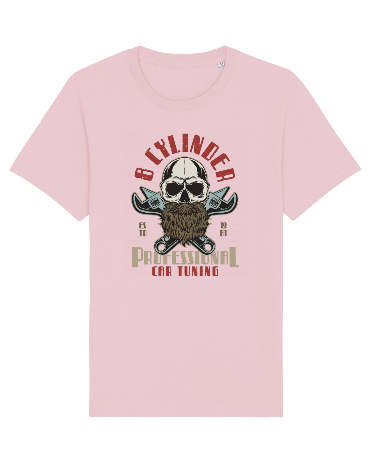 Tricou mânecă scurtă Unisex Rocker Cotton Pink