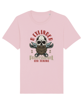8 Cylinder Professional Car Tuning Cotton Pink
