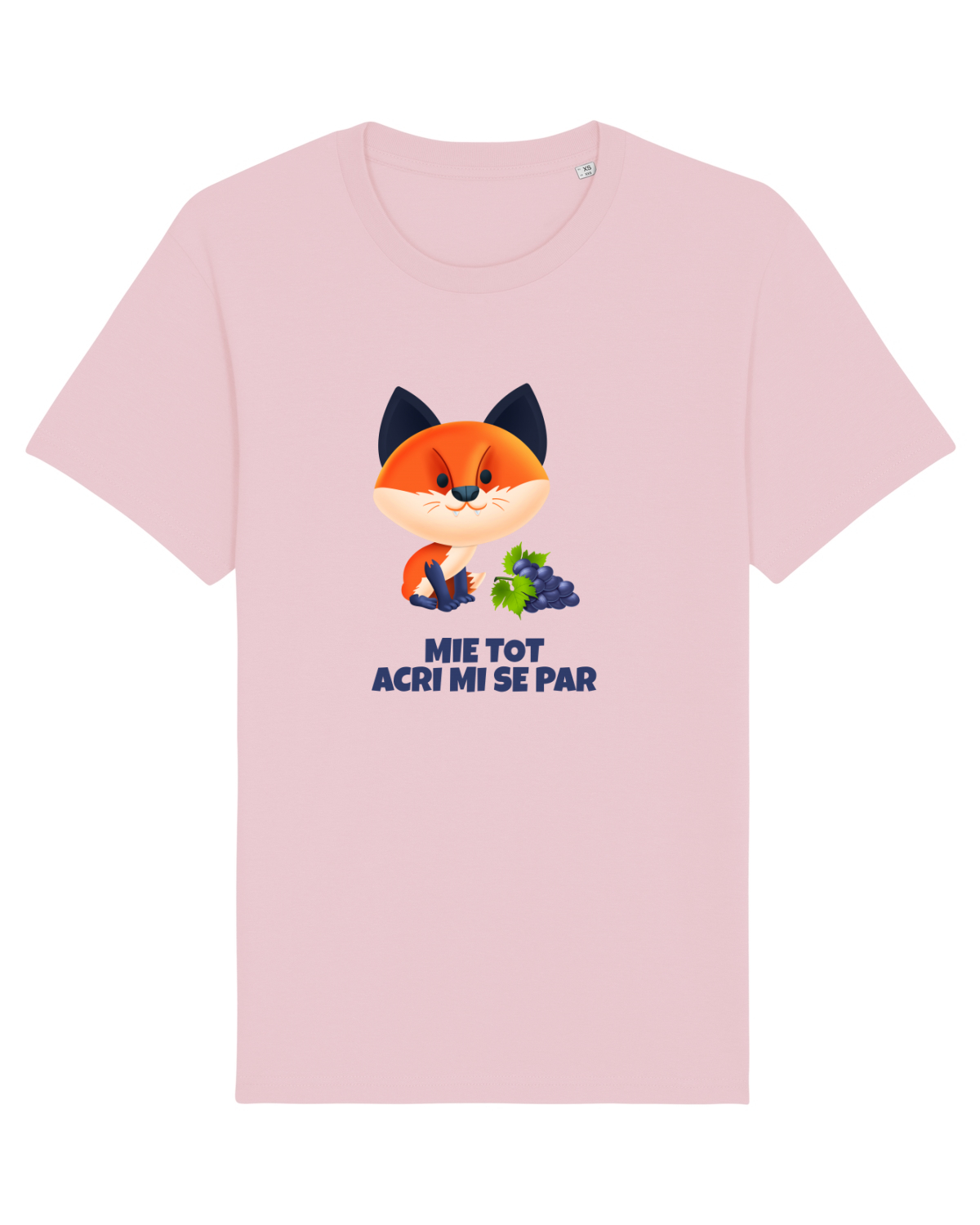 Tricou mânecă scurtă Unisex Rocker Cotton Pink