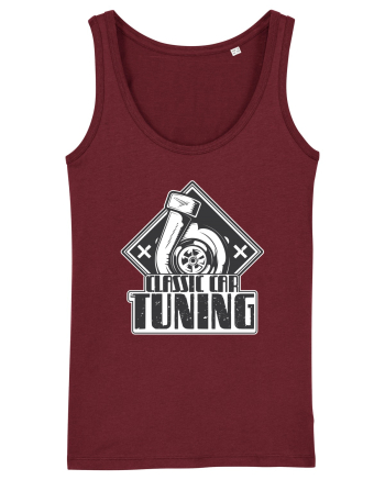 Classic Car Tuning Burgundy