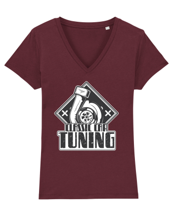 Classic Car Tuning Burgundy