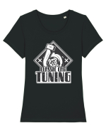 Classic Car Tuning Tricou mânecă scurtă guler larg fitted Damă Expresser