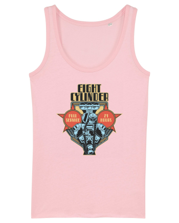 Eight Cylinder Cotton Pink