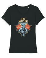 Eight Cylinder Tricou mânecă scurtă guler larg fitted Damă Expresser