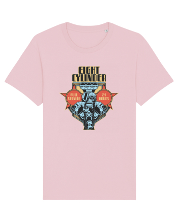 Eight Cylinder Cotton Pink