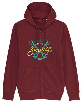Full Service Mechanic On Duty Burgundy