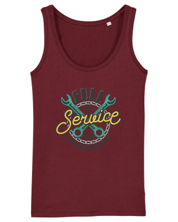 Full Service Mechanic On Duty Burgundy