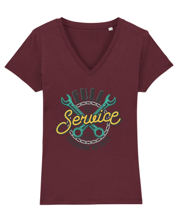 Full Service Mechanic On Duty Burgundy