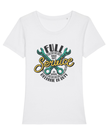 Full Service Mechanic On Duty White