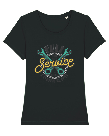 Full Service Mechanic On Duty Black