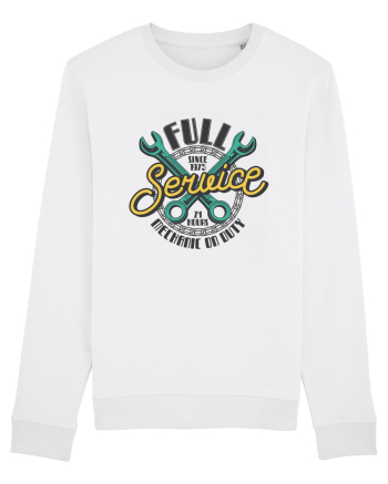 Full Service Mechanic On Duty White
