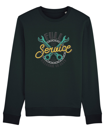 Full Service Mechanic On Duty Black