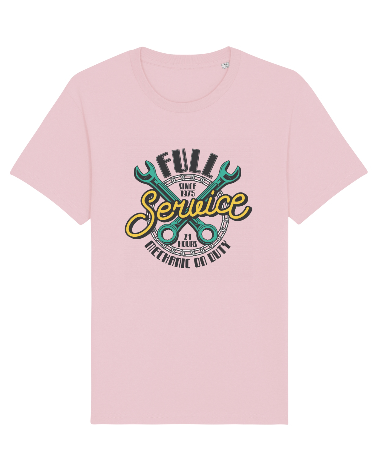 Tricou mânecă scurtă Unisex Rocker Cotton Pink