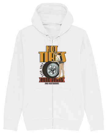 Hot Tires Auto Parts White