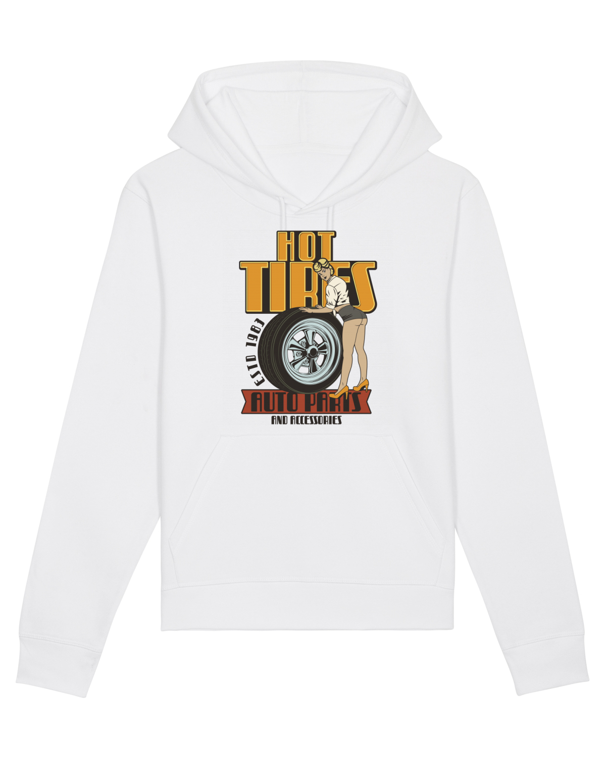 Hanorac Unisex Drummer White