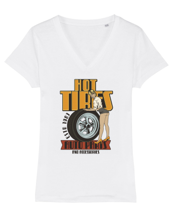 Hot Tires Auto Parts White
