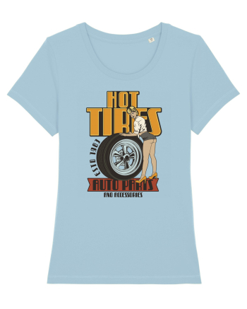 Hot Tires Auto Parts Sky Blue