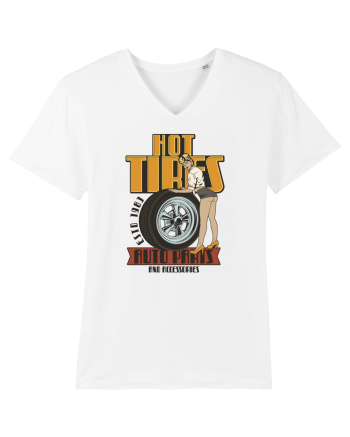 Hot Tires Auto Parts White