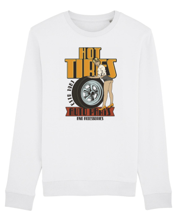 Hot Tires Auto Parts White