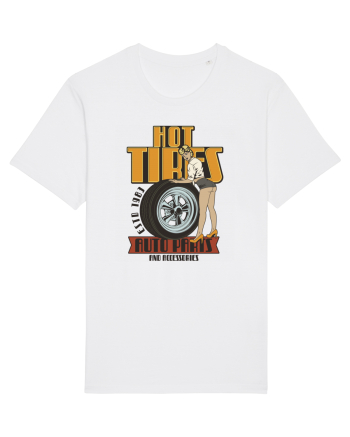 Hot Tires Auto Parts White