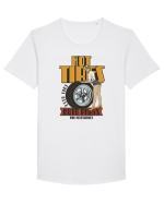 Hot Tires Auto Parts Tricou mânecă scurtă guler larg Bărbat Skater