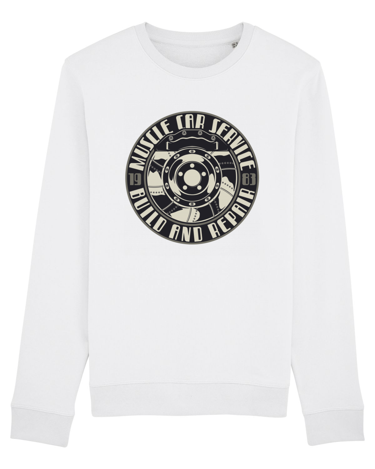 Bluză mânecă lungă Unisex Rise White