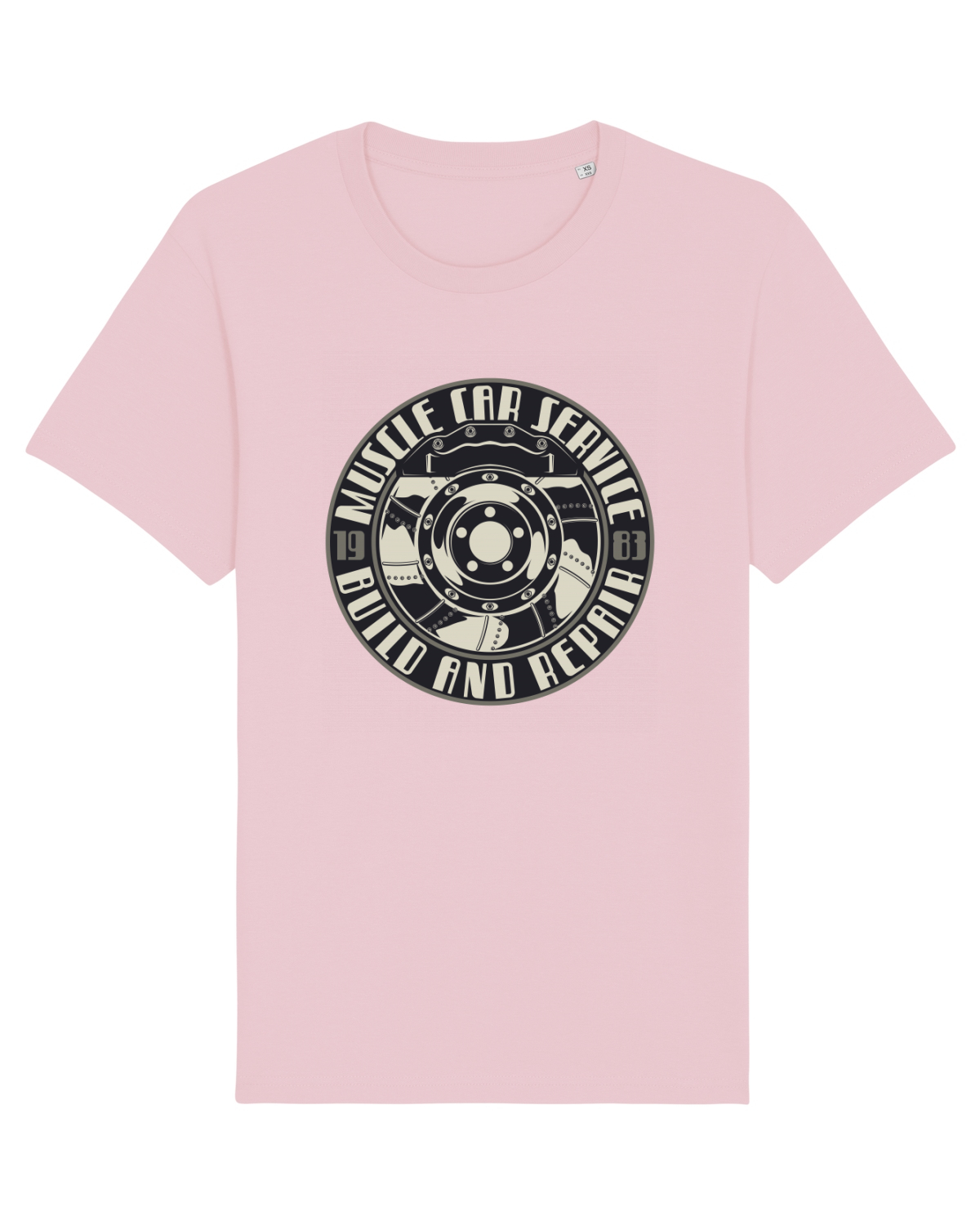 Tricou mânecă scurtă Unisex Rocker Cotton Pink