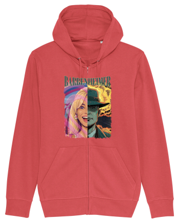 Barbenheimer Cartoon Carmine Red