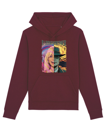 Barbenheimer Cartoon Burgundy