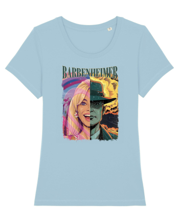 Barbenheimer Cartoon Sky Blue